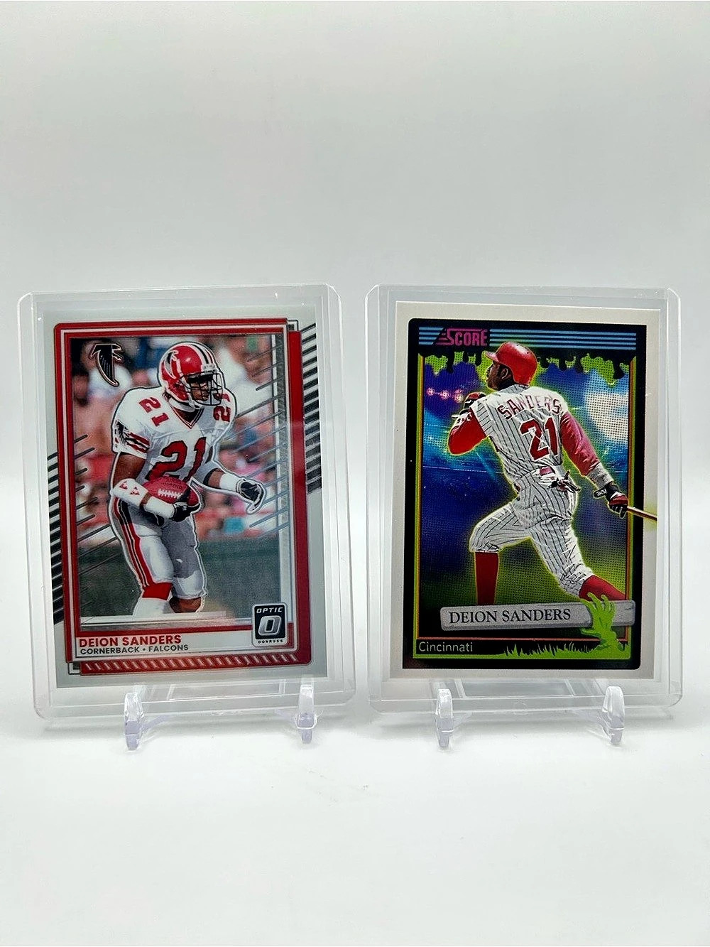 Deion Sanders Football & Baseball trading cards set 🏈⚾️